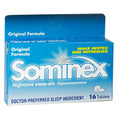 Sominex Nighttime Sleep - Aid - Box of 16 - All Travel Sizes