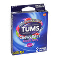 Tums EX 750 Chewy Bites Mixed berry - Box of 2 - All Travel Sizes