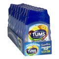 Tums EX Smoothies Assorted Fruit Antacid - Bottle of 12 Chewable Tabs - All Travel Sizes