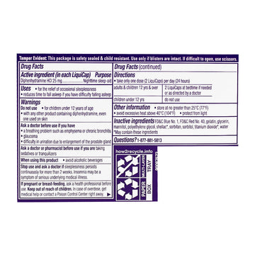 Vick's Zzzquil Nighttime Sleep-Aid - Box of 12 Liquicaps