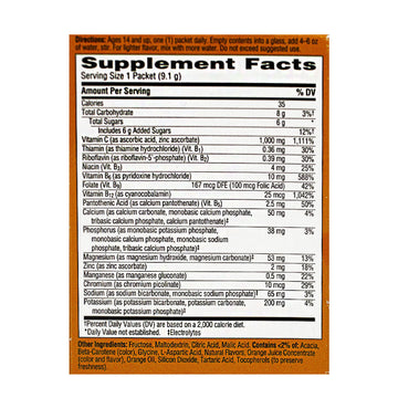 Emergen-C Super Orange, - Box of Ten 0.32 oz. Pouches