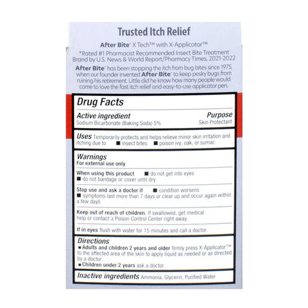 After Bite Xtech Targeted Itch Relief -0.5 oz. - All Travel Sizes
