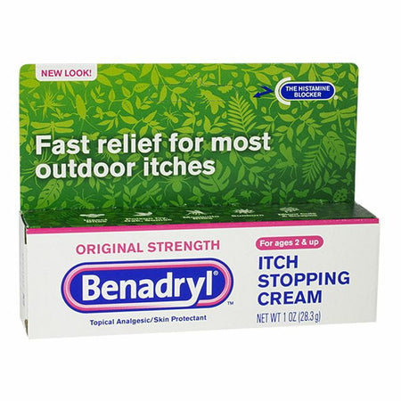 Benadryl Itch Stopping Cream - 1 oz. - All Travel Sizes