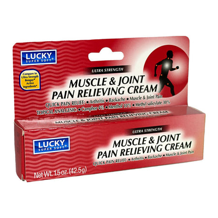 Lucky Muscle and Joint Pain Reliever Cream - 1.5 oz. - All Travel Sizes