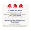 Johnson & Johnson First Aid Kit - 12 Piece Kit - All Travel Sizes