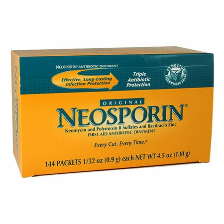 Neosporin Antibiotic Ointment - 0.9 gm. Foil Pack - All Travel Sizes