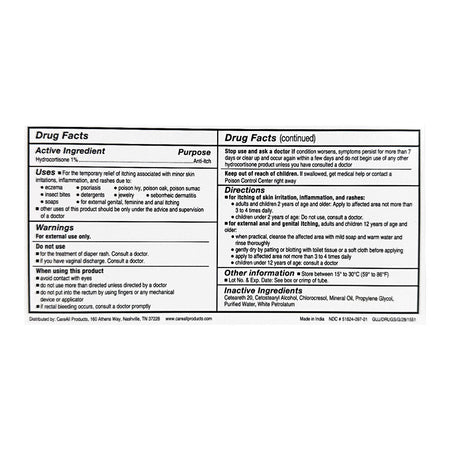 CareAll Hydrocortisone Cream, 1% - 1 oz - All Travel Sizes