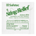 Safetec Insect Bite Sting Relief Wipe - All Travel Sizes