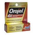 Orajel 4X Medicated For Toothache and Gum GeL - 0.25 oz. - All Travel Sizes