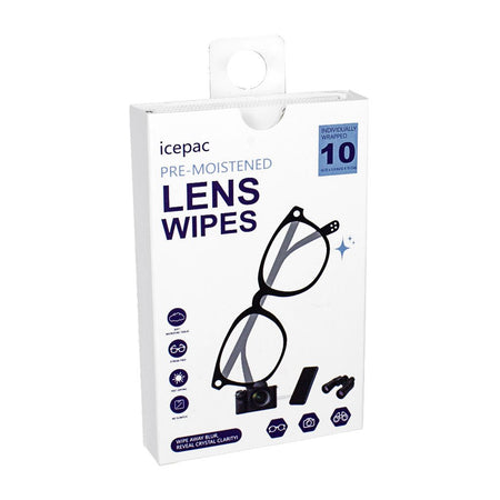 Pre-Moistened Lens Cleaning Wipes- 10 ct (No UPC) - All Travel Sizes