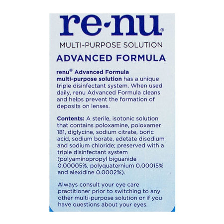 Bausch & Lomb ReNu Multi - Purpose Solution Carry - on Size - 2 oz. - All Travel Sizes