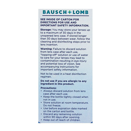 Bausch & Lomb ReNu Multi - Purpose Solution Carry - on Size - 2 oz. - All Travel Sizes
