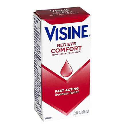 Visine Original Red Eye Comfort Eye Drops - 0.5 oz. - All Travel Sizes