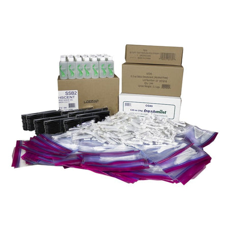 Women's Toiletry Kit for Kit Packing Parties, 144 Units - All Travel Sizes