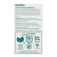 Tom's of Maine Mild Fruit Toddler Fluoride-Free Training Toothpaste