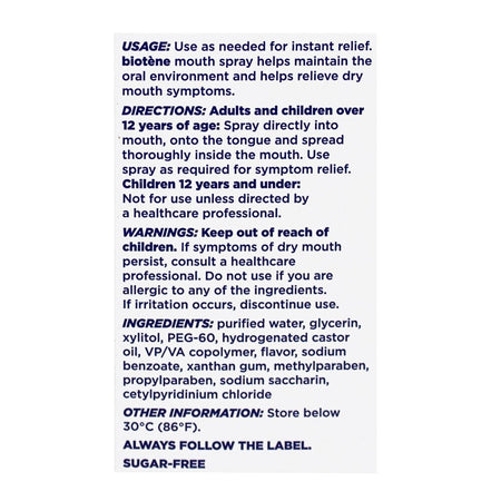 Biotene Dry Mouth Moisturizing Spray - 1.5 oz. - All Travel Sizes