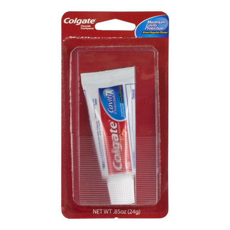 Colgate Regular Toothpaste - 0.85 oz. Carded - All Travel Sizes