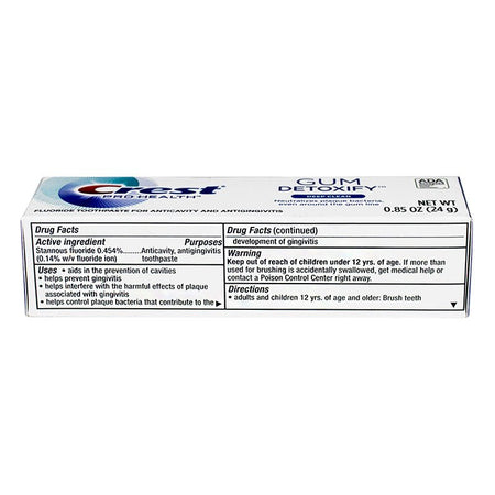 Crest Pro - Health Gum Detoxify Toothpaste - 0.85 oz. - All Travel Sizes