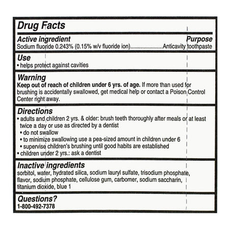 Crest Regular Cavity Protection Toothpaste - 0.85 oz. Carded - All Travel Sizes