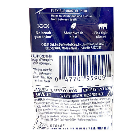 DenTek Easy Reach Floss Picks - 3 ct. - All Travel Sizes
