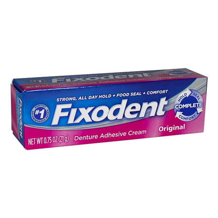 Fixodent Denture Adhesive Cream - 0.75 oz. - All Travel Sizes