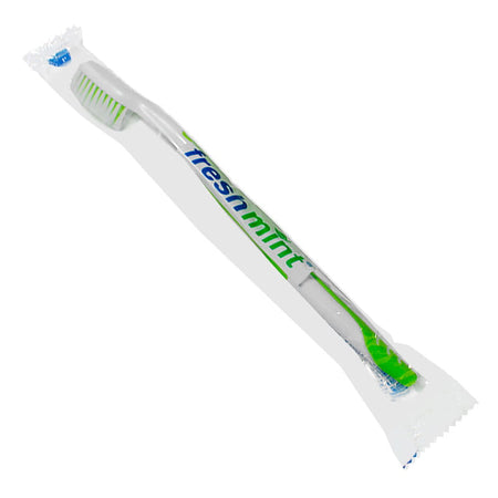 Freshmint Adult Rubber Handle Toothbrush - All Travel Sizes