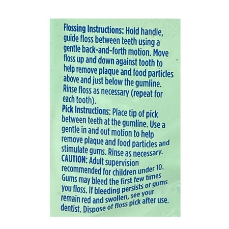 Oral - B Burst of Scope Floss Fresh Mint Picks - Pack of 30 - All Travel Sizes