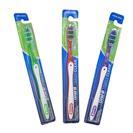 Oral - B Daily Clean Toothbrush Medium - All Travel Sizes