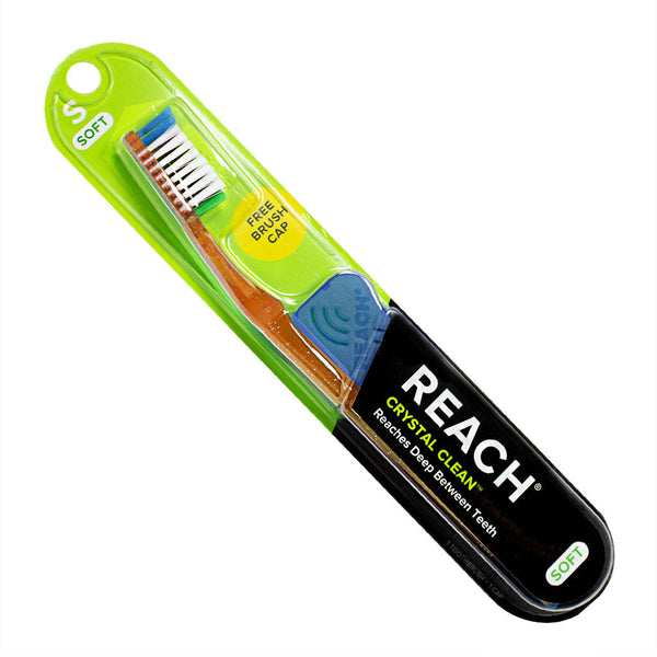 Reach Crystal Clear Soft Toothbrush with Cap