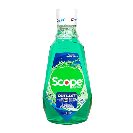 Scope Outlast Mint Mouthwash - 1L - All Travel Sizes