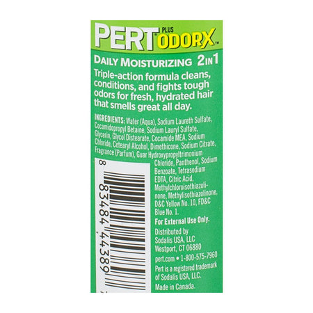 Pert Plus OdorX Triple Action Shampoo & Conditioner & Fights Odors - 1.7 oz. - All Travel Sizes