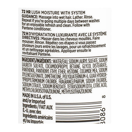 Pantene Daily Moisture Renewal Shampoo - 3.38 oz. - All Travel Sizes