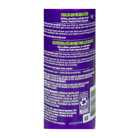 Aussie Kids Moist Detangler - 8 oz - All Travel Sizes