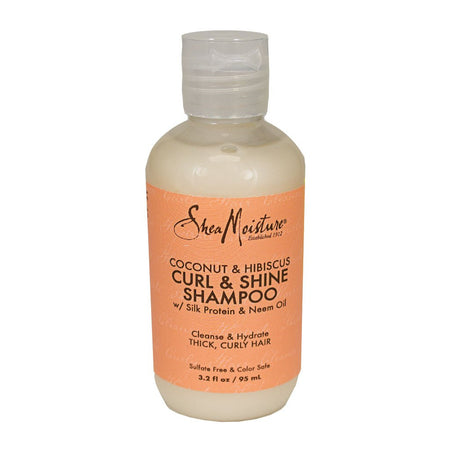 Shea Moisture Coconut Hibiscus Shampoo Curl Plus Shine - 3.2 oz. - All Travel Sizes