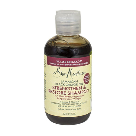Shea Moisture Jamaican Black Castor Oil Strengthen & Restore Shampoo - 3.2 oz. - All Travel Sizes