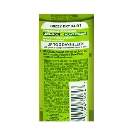 Garnier Fructis Sleek & Shine Shampoo - 3 oz. - All Travel Sizes
