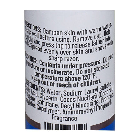 Freshscent Alcohol Free Aerosol Shave Cream - 1.5 oz. - All Travel Sizes
