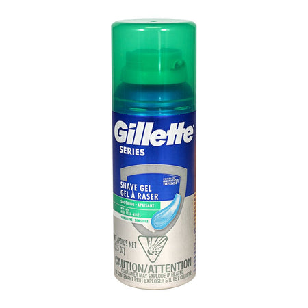 Gillette Series Sensitive Skin Shave Gel - 2.5 oz. - All Travel Sizes