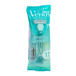 Gillette Venus Simply 3 Sensitive Women's Disposable Razor - Pack of 1