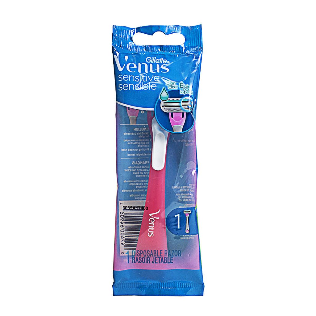 Gillette Razor Sizes Wholesale Gillette Venus Sensitive Women's Disposable Razor - Pack of 1 ...