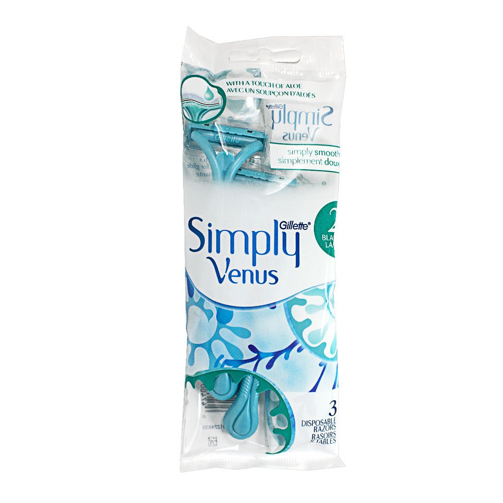 Gillette Razor Sizes Wholesale Gillette Simply Venus Disposable Razors - Pack of 3 ā All ...