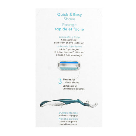 Gillette Venus Smooth Razor Handle + 2 Blade Refills - All Travel Sizes