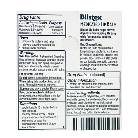 Blistex Lip Medex Balm - 0.25 oz. Jar - All Travel Sizes