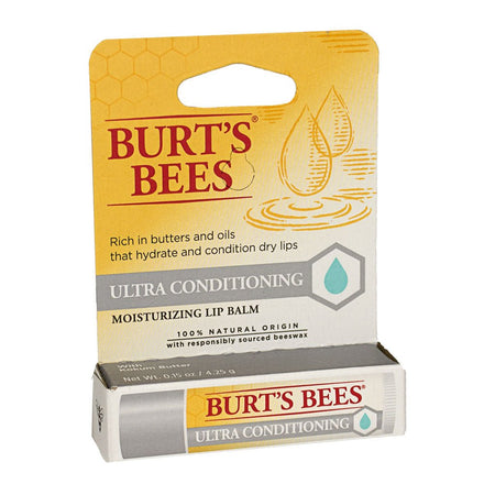 Burt's Bees Ultra Conditioning Lip Balm Carded - 0.15 oz. - All Travel Sizes