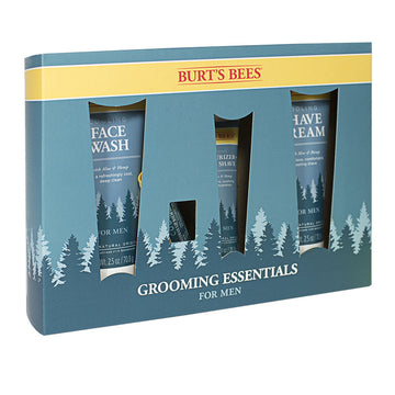 DBM - Grooming Essentials for Men Burts Bees Kit - 4 Piece Gift Kit