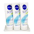 Nivea Soft Face, Body, Hands, Moisturizing Cream - 2.6 oz. - All Travel Sizes