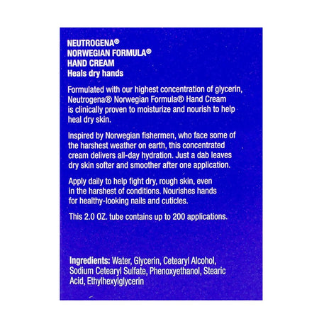 Neutrogena Norwegian Formula Hand Cream - 2 oz. - All Travel Sizes