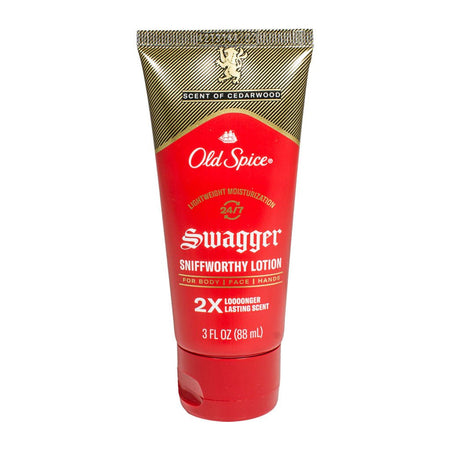 Old Spice Swagger Cedarwood Body, Face, Hands Lotion - 3 oz. - All Travel Sizes