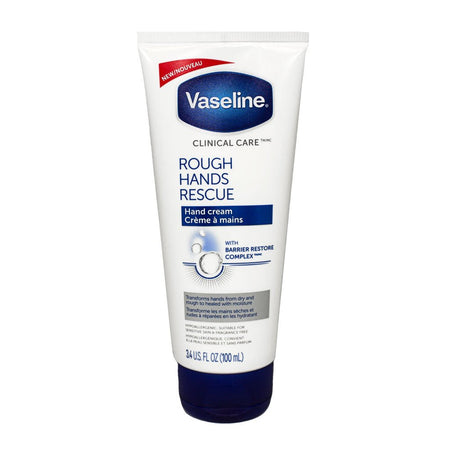 UNAVAILABLE - Vaseline Rough Hands Rescue Cream - 3.4 oz. - All Travel Sizes
