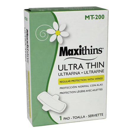 Maxithins Ultra Thin Pads with Wings - Box of 1 - All Travel Sizes